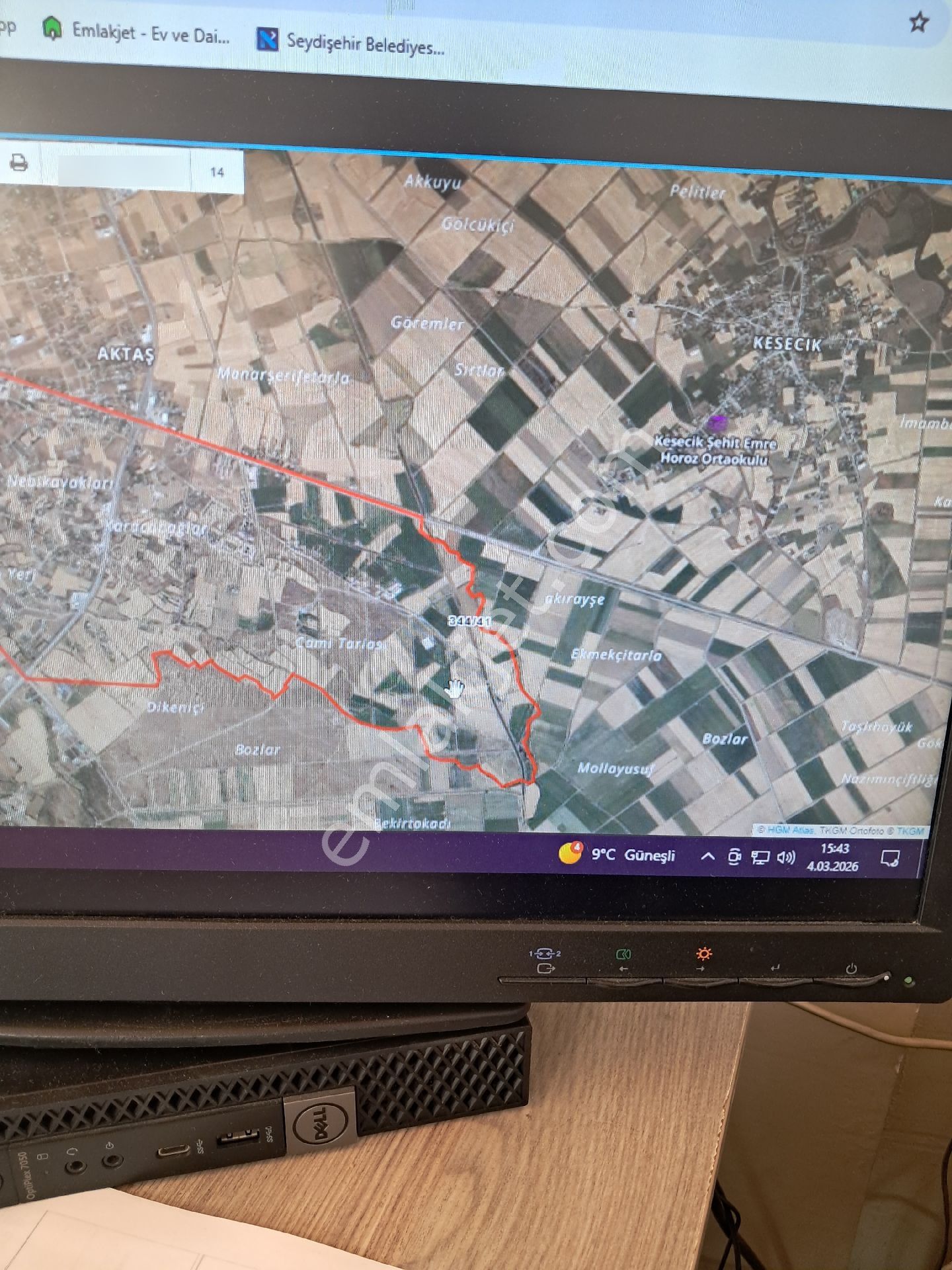 Konya Seydişehir Ulukapı Mahallesinde 1567m Satılık Bahçe Yeri - Görsel 4