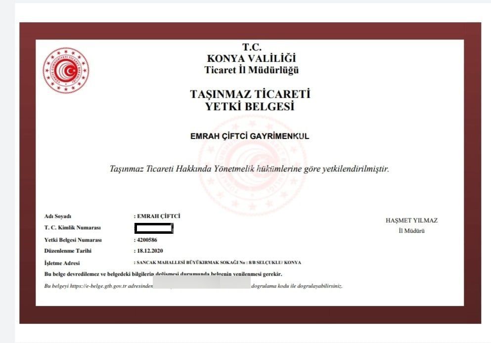 Emrah Çiftci'den Selçuklu Sancak Mah.taç Mahal Cad.yanı Satılık 3+1 Kombili Daire - Görsel 22