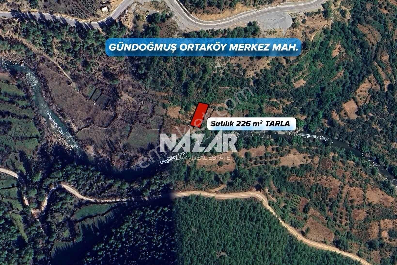 Gündoğmuş Ortaköy’de 226 M² Satılık Tarla - Görsel 2