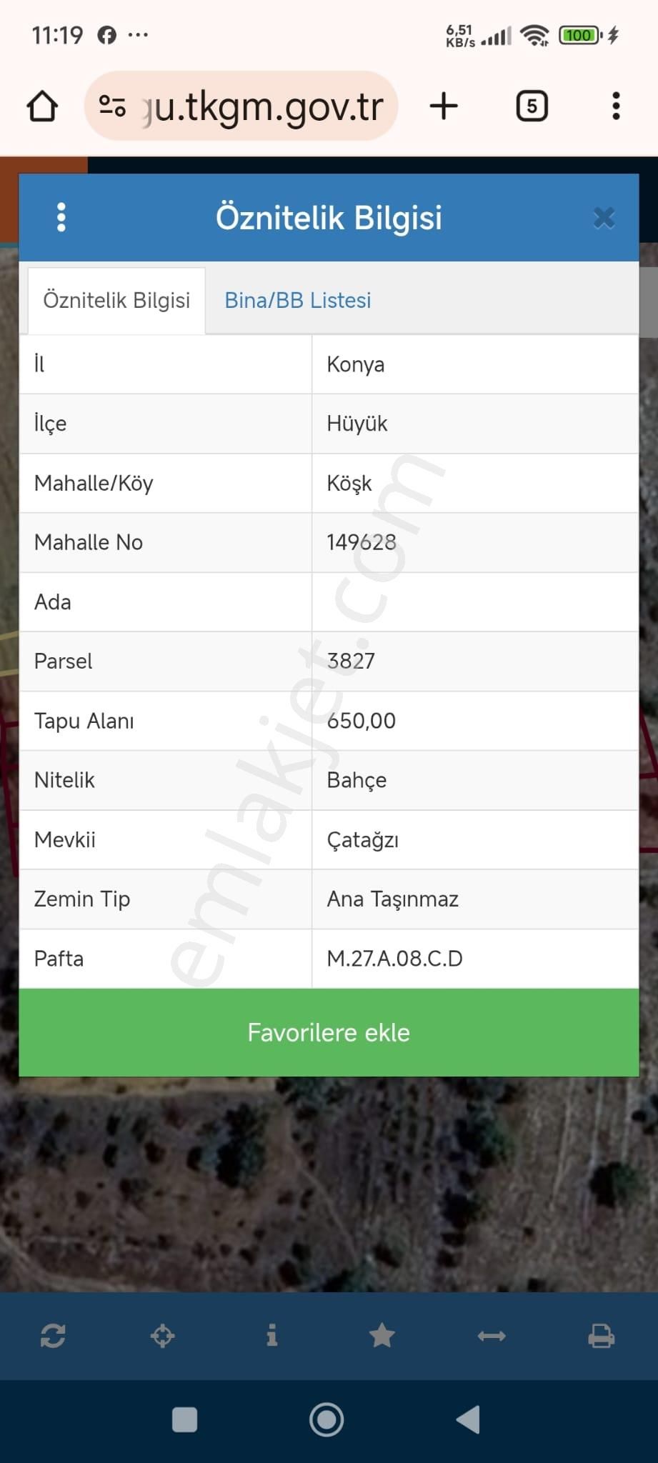 Konya Hüyük Köşk Hamamlarının Yakını Satılık Fırsat Tarlalar - Görsel 7