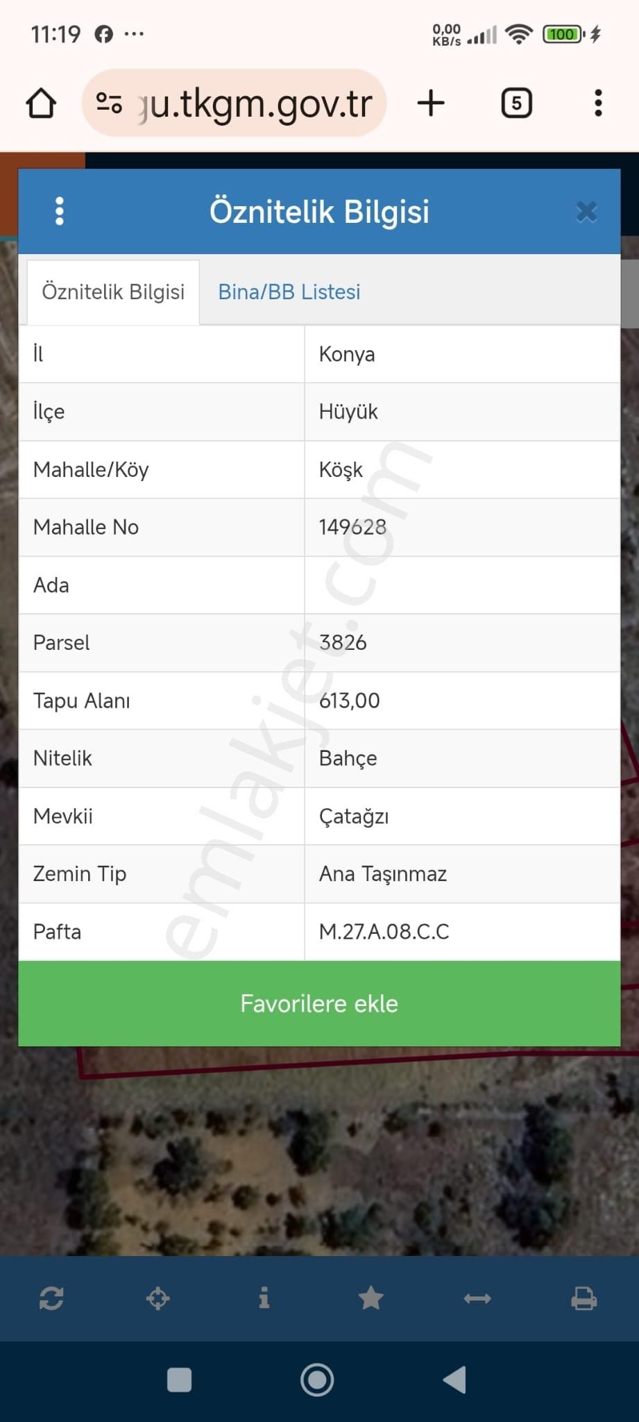 Konya Hüyük Köşk Hamamlarının Yakını Satılık Fırsat Tarlalar - Görsel 8