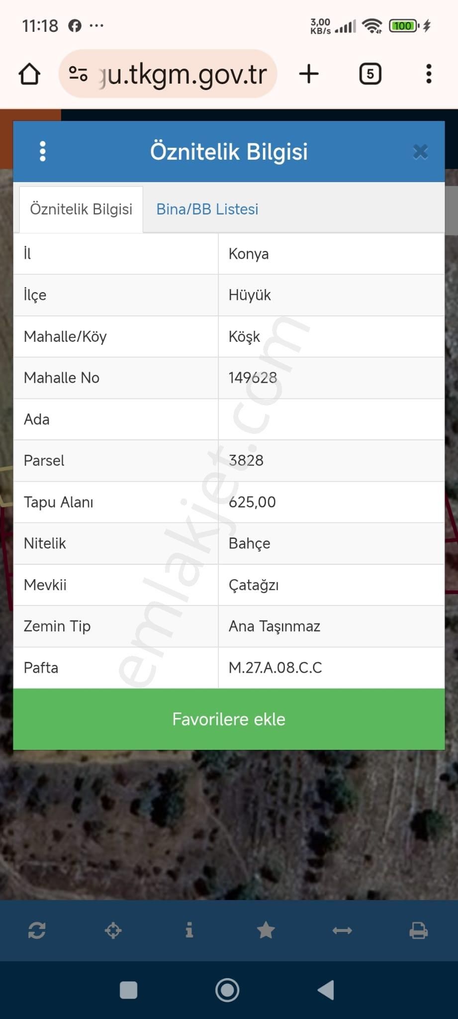 Konya Hüyük Köşk Hamamlarının Yakını Satılık Fırsat Tarlalar - Görsel 6