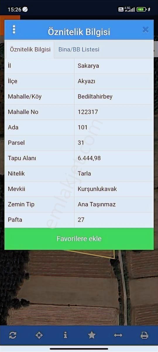 Sanayi İmarı Beklenen Konum. Müstakil Tapu Fabrikalar Bölgesi. - Görsel 2