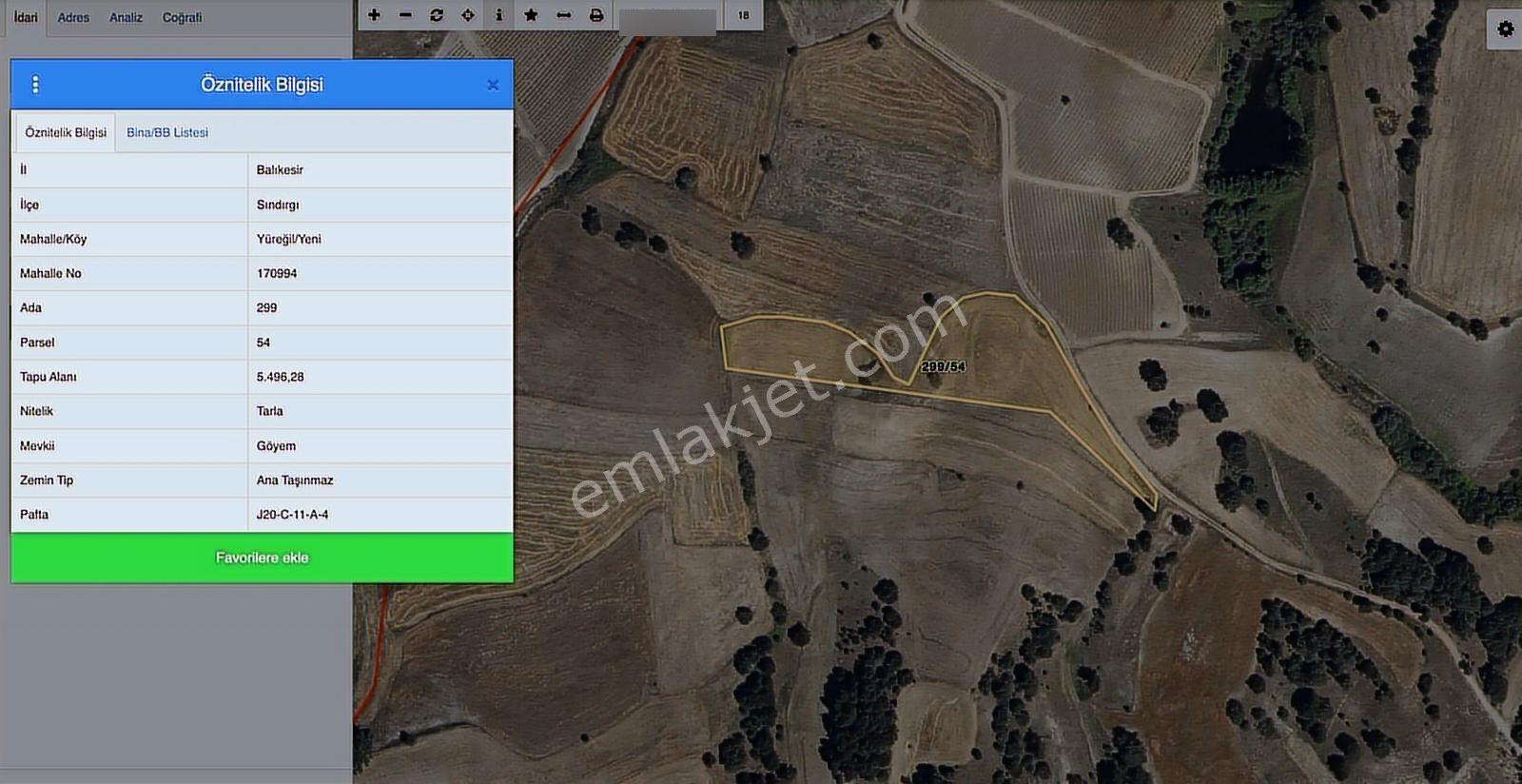 Balıkesir/sındırgıyüreğil-yola Cepheli-5.496 M2 Satılık Arazi - Görsel 8