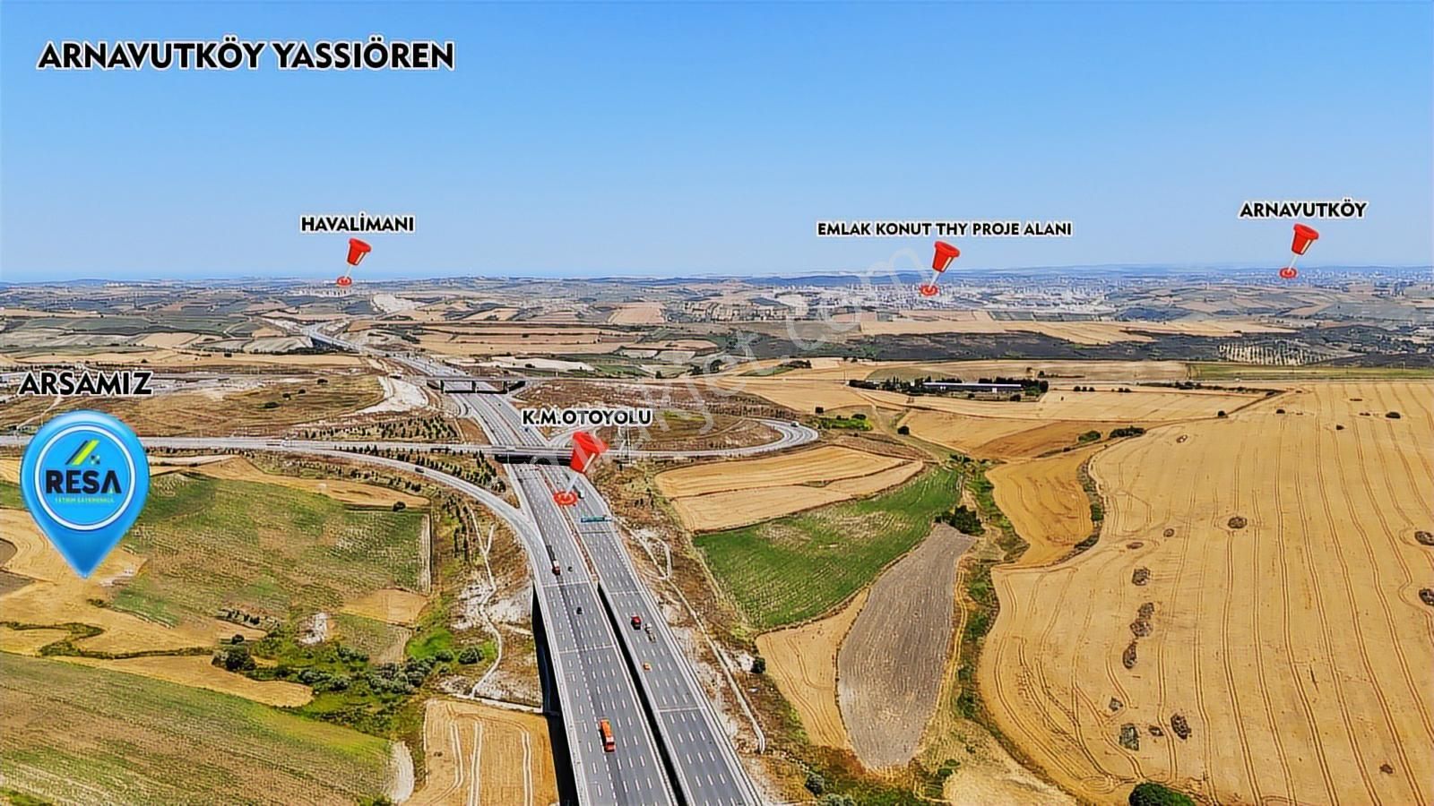 Arnavutköy Yassıören Otoyola Cephe Satılık Arsa - Görsel 10