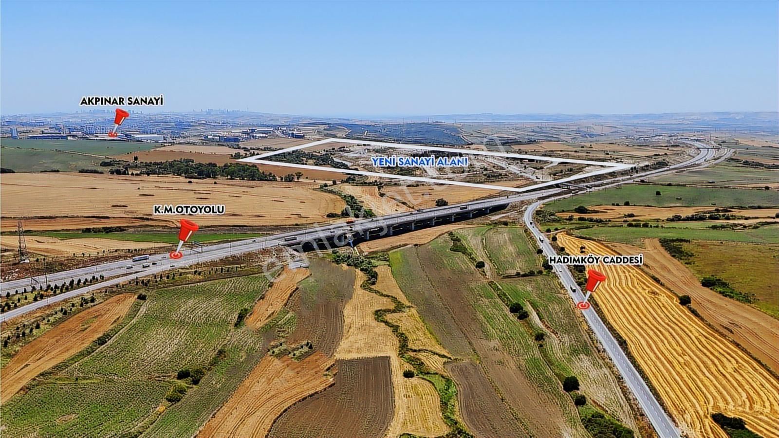 Arnavutköy Yassıören Otoyola Cephe Satılık Arsa - Görsel 16