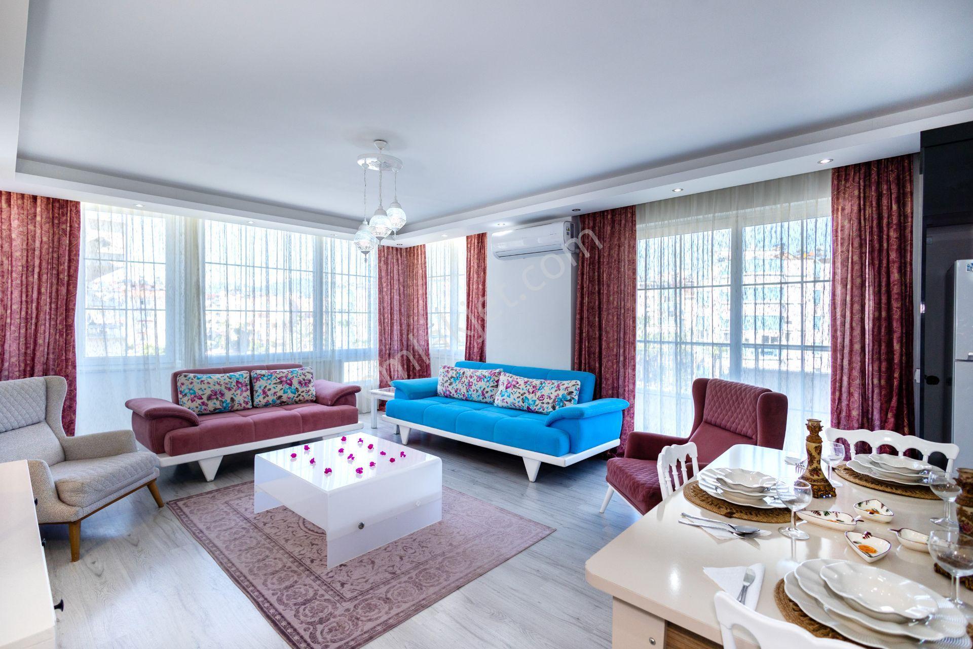 Arman Residence Alanya Konaklı | 2+1 Tatil Evi | Havuzlu Site İçinde - Görsel 9