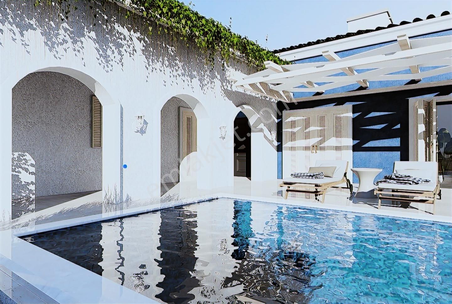 Urla Kuşçular 500 M2 Arsa İçinde Tek Katlı Satılık Lüks Villa - Görsel 3