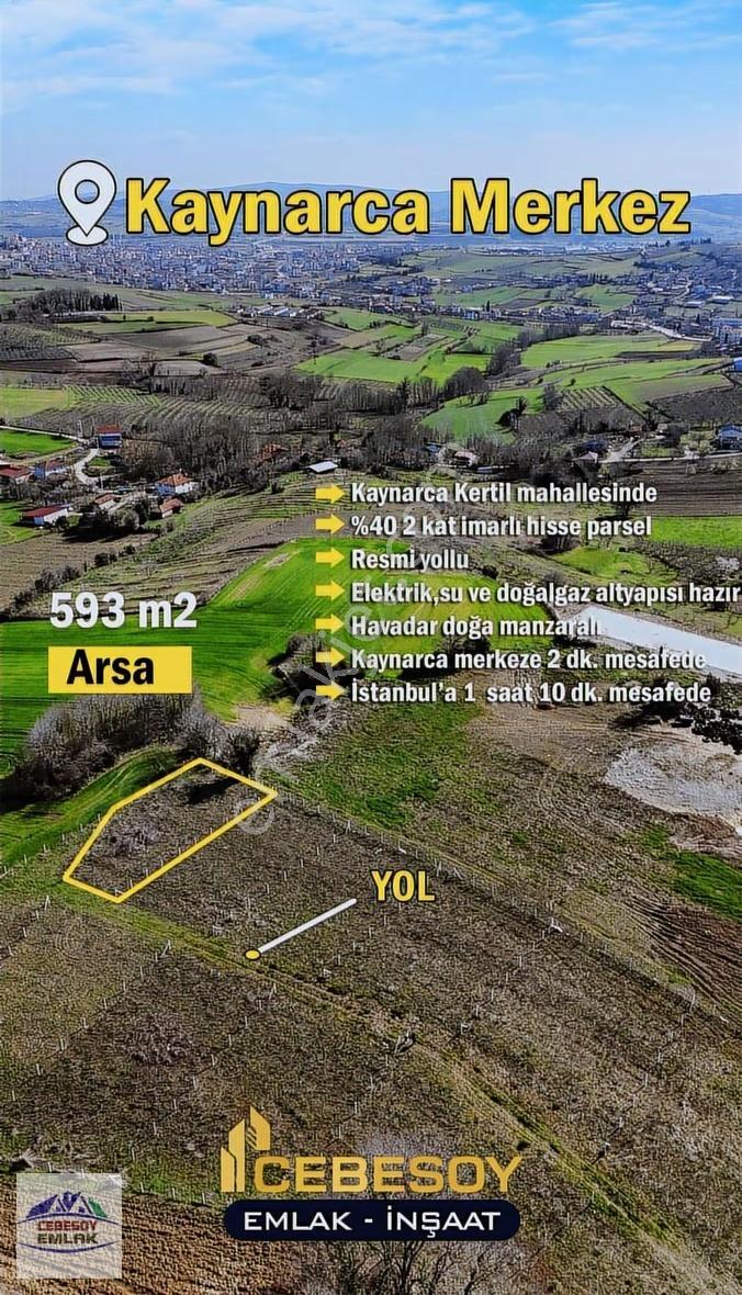 Cebesoy Emlak'tan Kertil Mahallesinde Satılık Havadar Arsa ! - Görsel 12
