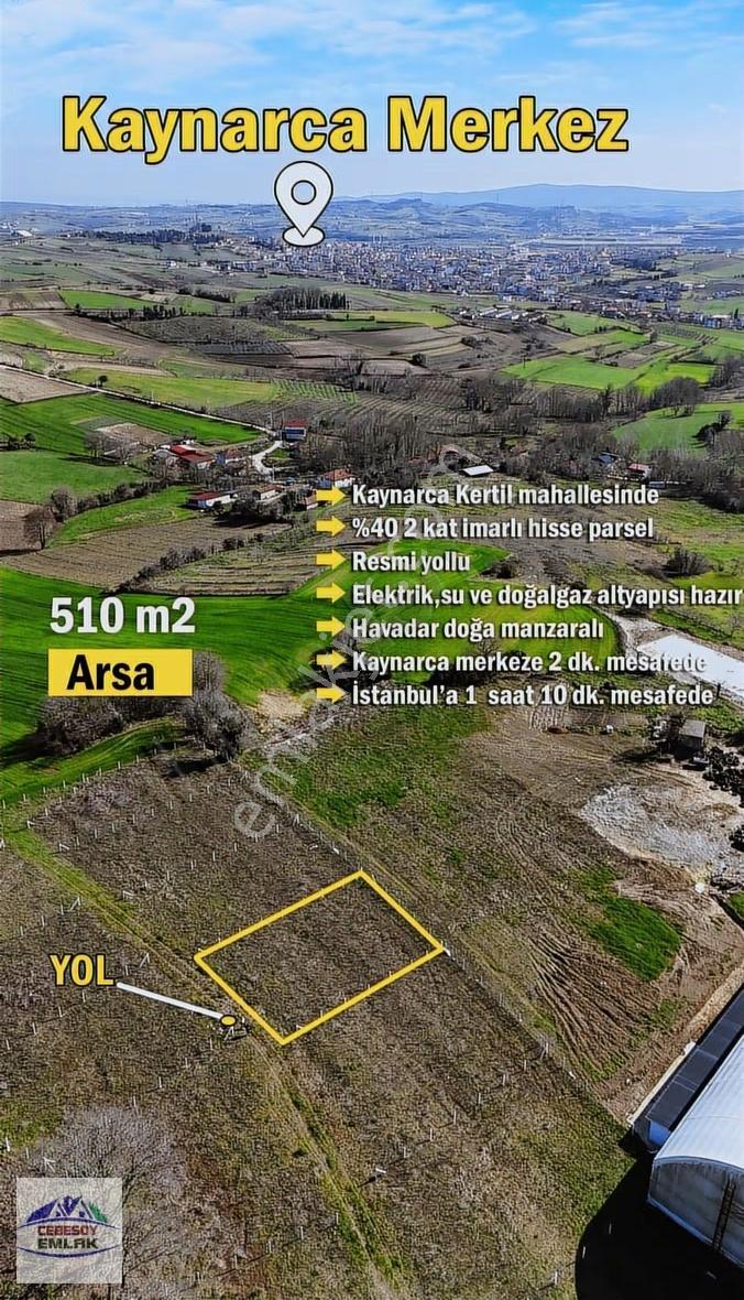 Cebesoy Emlak'tan Kertil Mahallesinde Satılık Havadar Arsa ! - Görsel 7