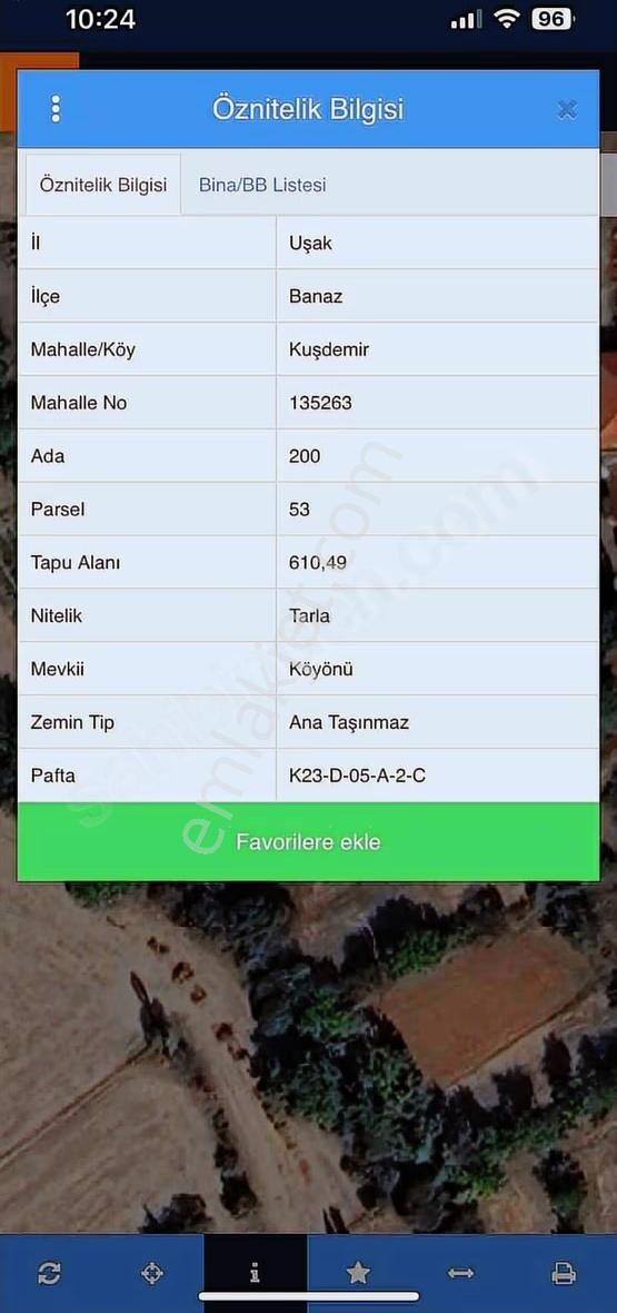 Banaz Kuşdemir Köyünde 610m2 İmar İçi Arsa - Görsel 7