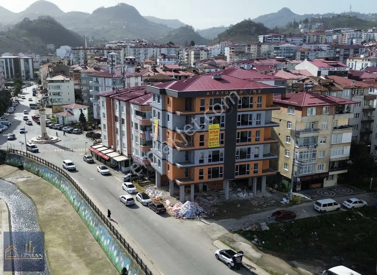 Bulancak İncivez'de Sıfır, Deniz Manzaralı 3+1 Lüks Daireler