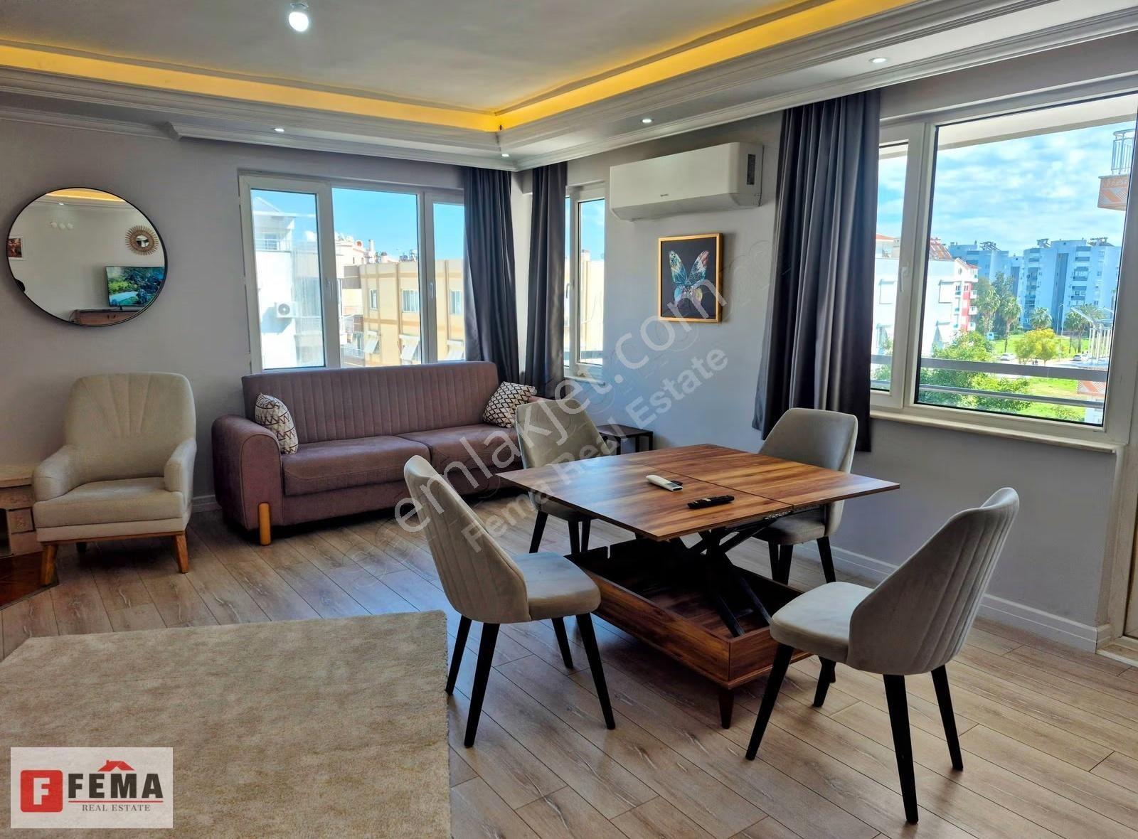 Fema'dan Sahile 800 Metre Uzaklıkta Kiralık Eşyalı 3+1- For Rent - Görsel 4