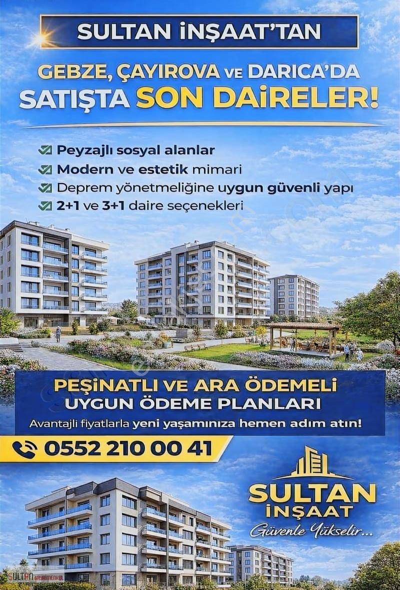 Proje'den Lüks 3+1 Daire - Sultan İnşaat Güvencesiyle - Görsel 10