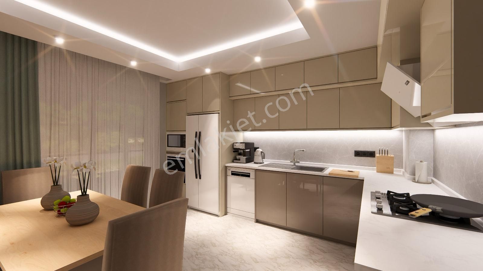 Denizli Şemikler De Giyotin Cam Balkonlu 3+1 160 M2 Cadde Üzeri Lüks Daireler - Görsel 13