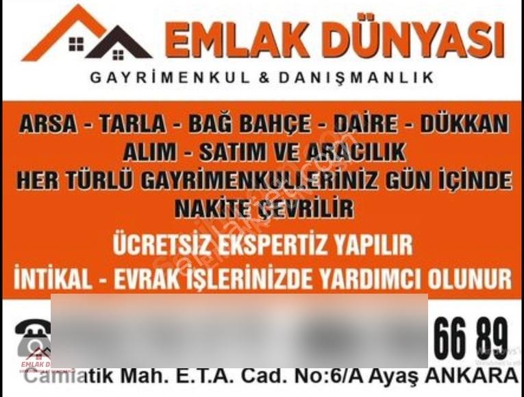 Ayaş Başayaşta Süper Konumda Baraj Üstü Tarla - Görsel 2