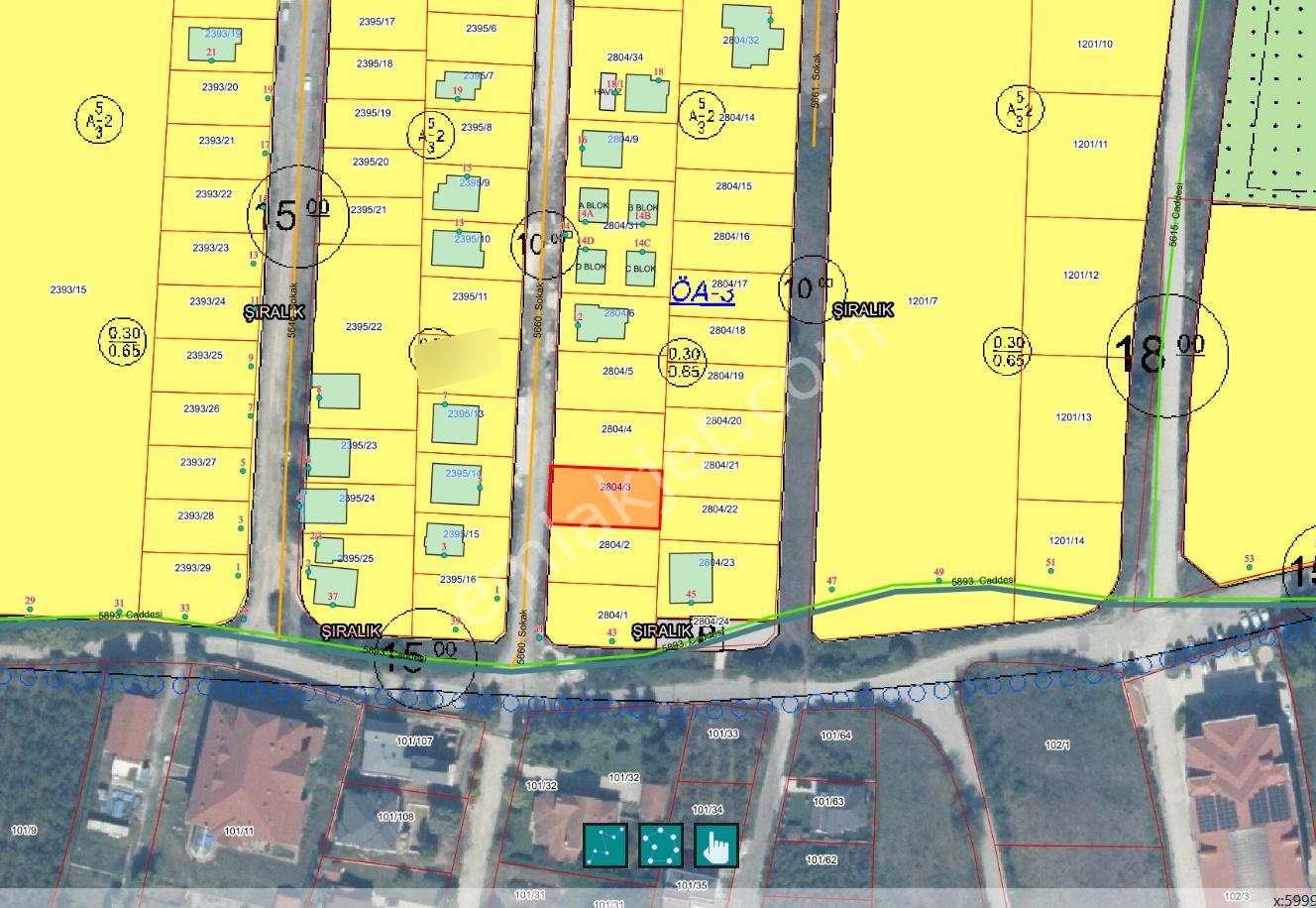 Şıralık Mahallesi'nde 560 M2 Satılık Villa İmarlı Arsa - Görsel 10