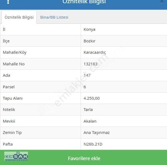 Konya Bozkır 4.250 M2 Yola Cepheli İlçe Merkezi Dibinde Fırsat ! - Görsel 5