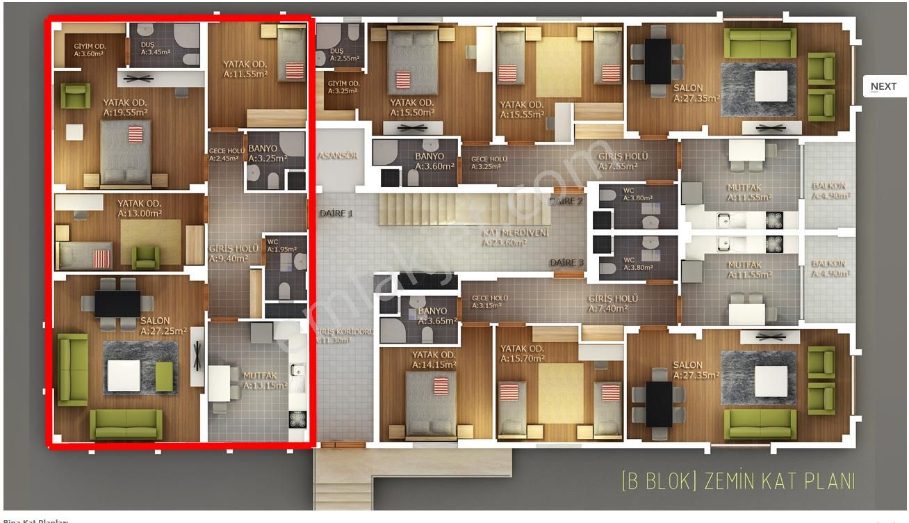 Kültür Mahallesi Bab-ı Hayat Evleri'nde 3+1 140 M2 Satılık Daire - Görsel 4