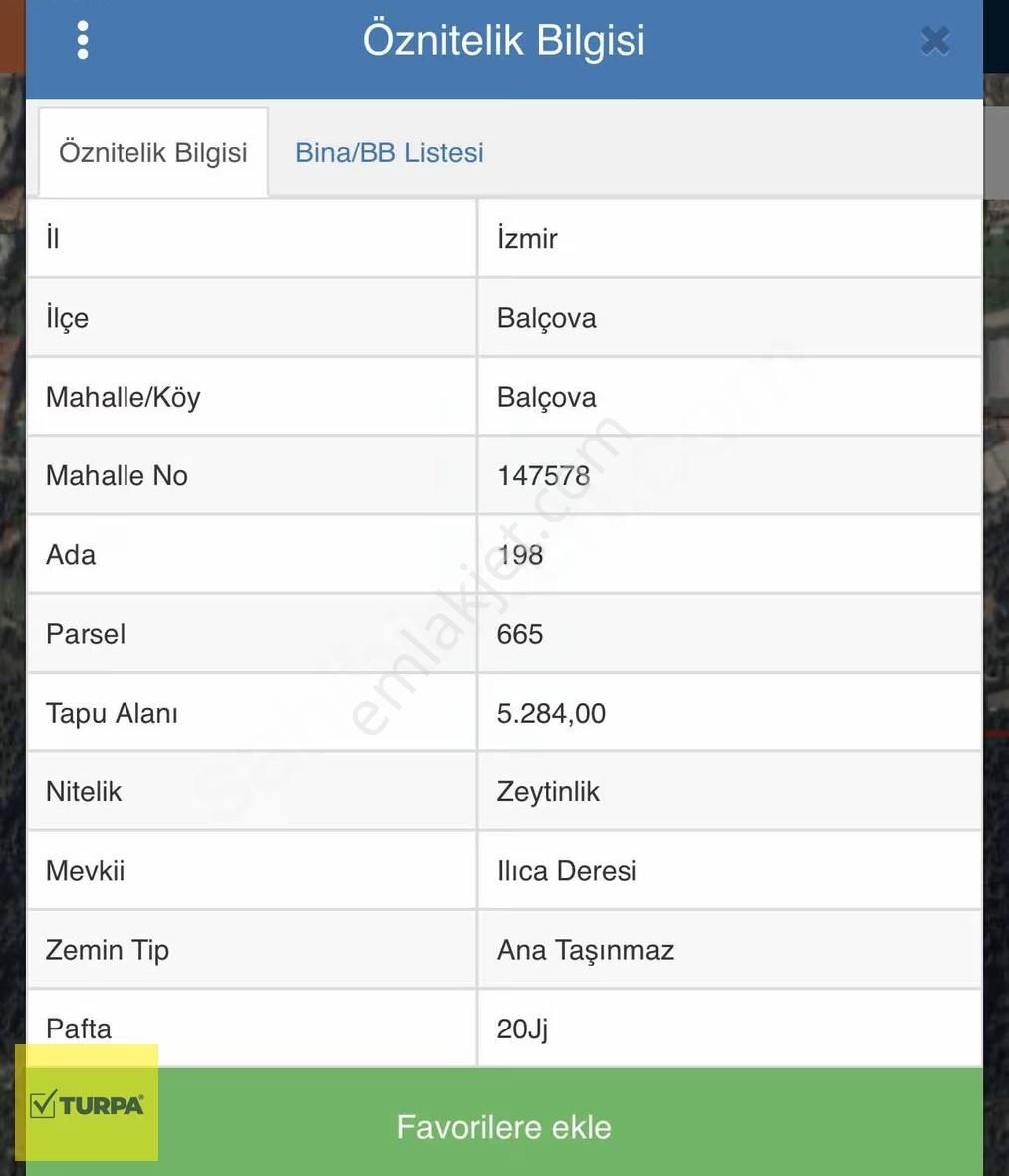 Turpa Balçovadan Kaçırılmaz Yatırım Fırsatı Satılık Zeytinlik - Görsel 2