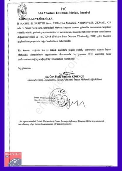 Tarabya Aydınevlerde İtü Onaylı Güçlendirilmiş, Geniş 3+1 - Görsel 9