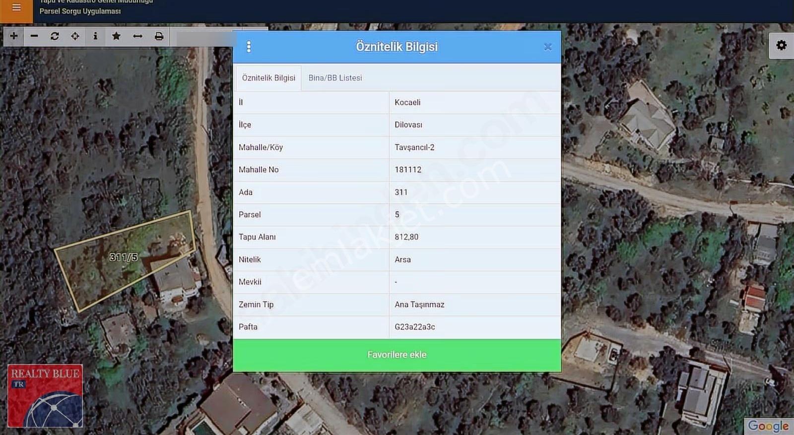 Deniz Manzaralı Villa Arsası: Dilovası Tavşancıl'da Fırsat 812m² - Görsel 2