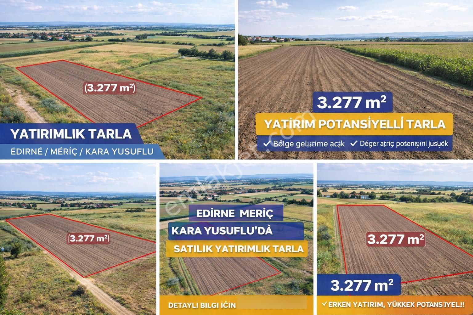 -----edirne Meriç Kara Yusuflu'da Yatırımlık Tarla-----