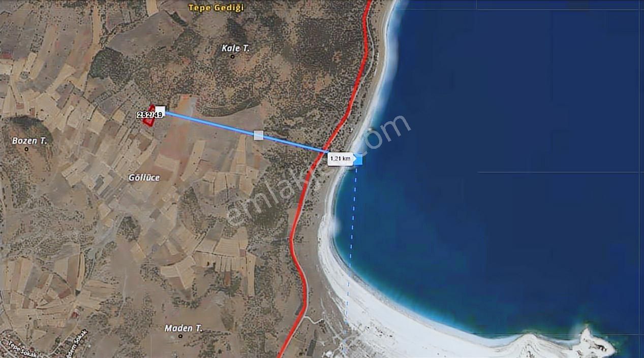 Burdur Yeşilova Yukarı Saldada 4.336 M² Yatırımlık Tarla - Görsel 3