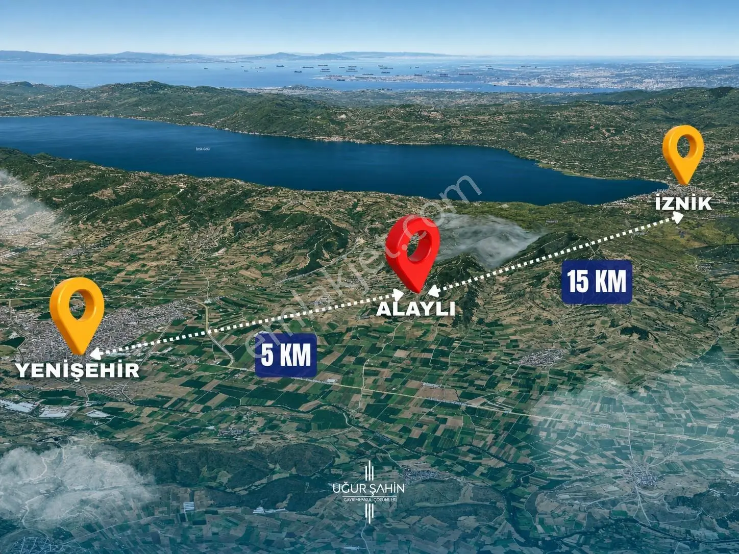 Bursa Yenişehir'dealaylı Köyün'de Fırsat Fiyat Satılık Tarla - Görsel 4