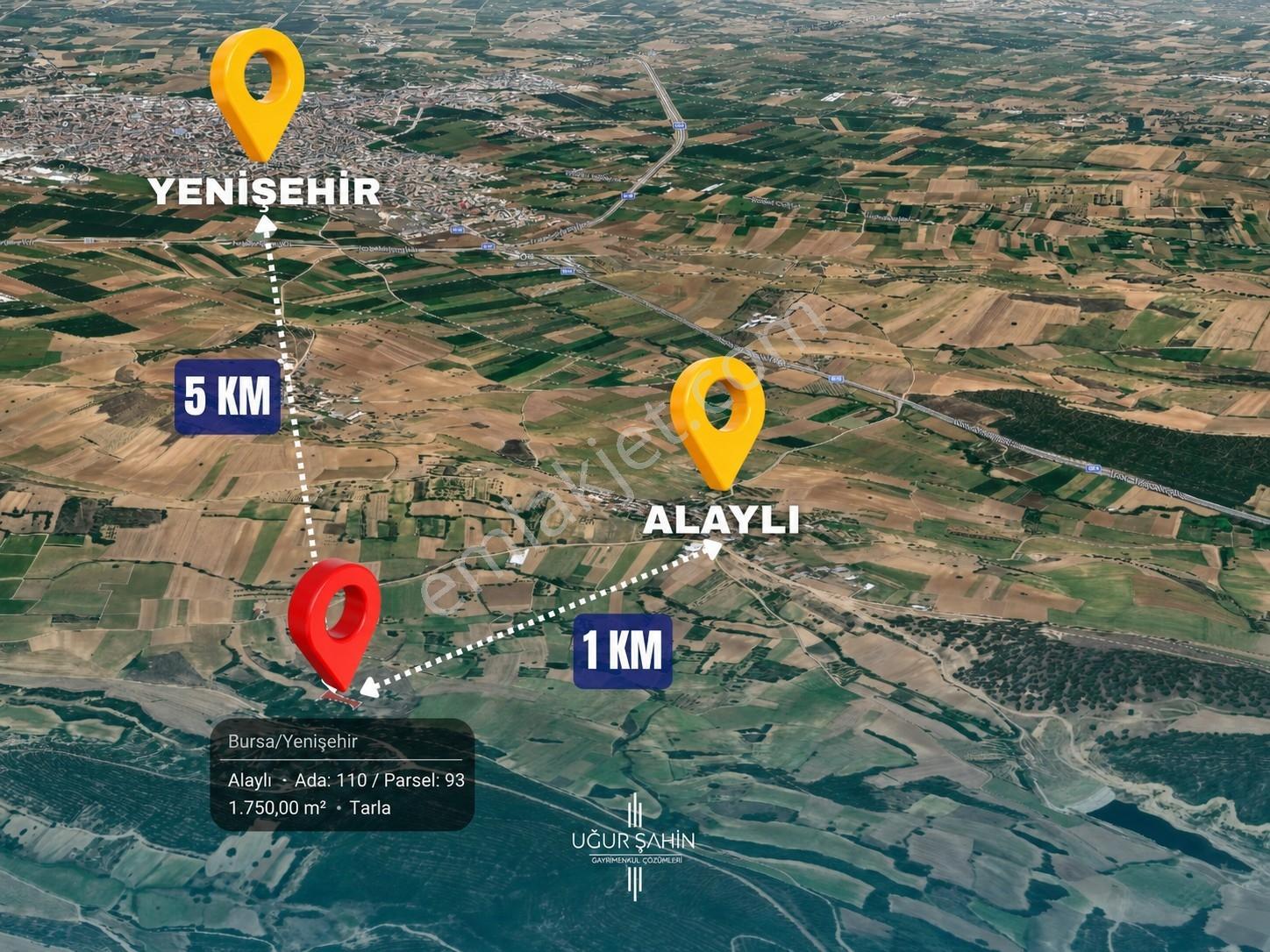 Bursa Yenişehir'de 1750 M2 Fırsat Fiyata Satılık Tarla - Görsel 5