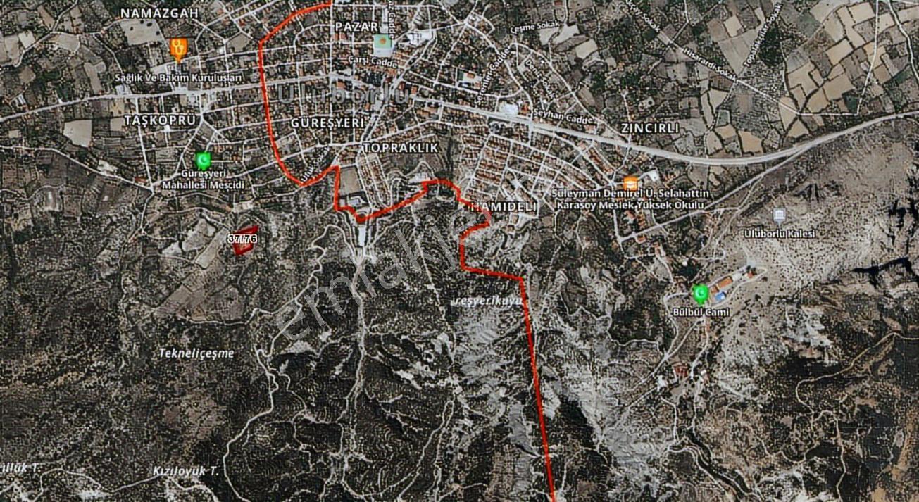 Isparta Uluborlu Taşköprü Merkeze Yakın 6.230 M²yatırımlık Tarla - Görsel 2