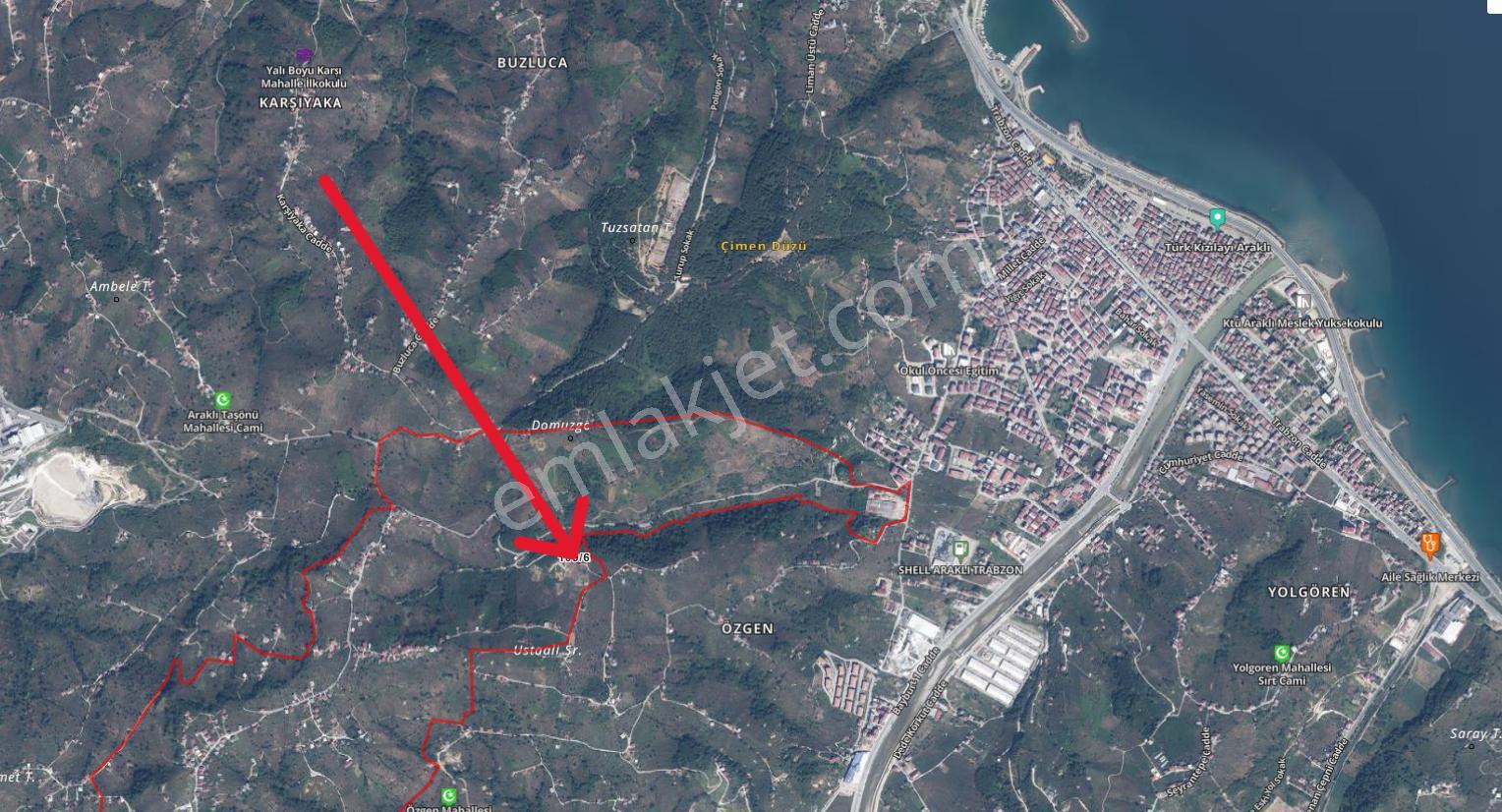 Trabzon Araklı'da Satılık Arazi - Görsel 20