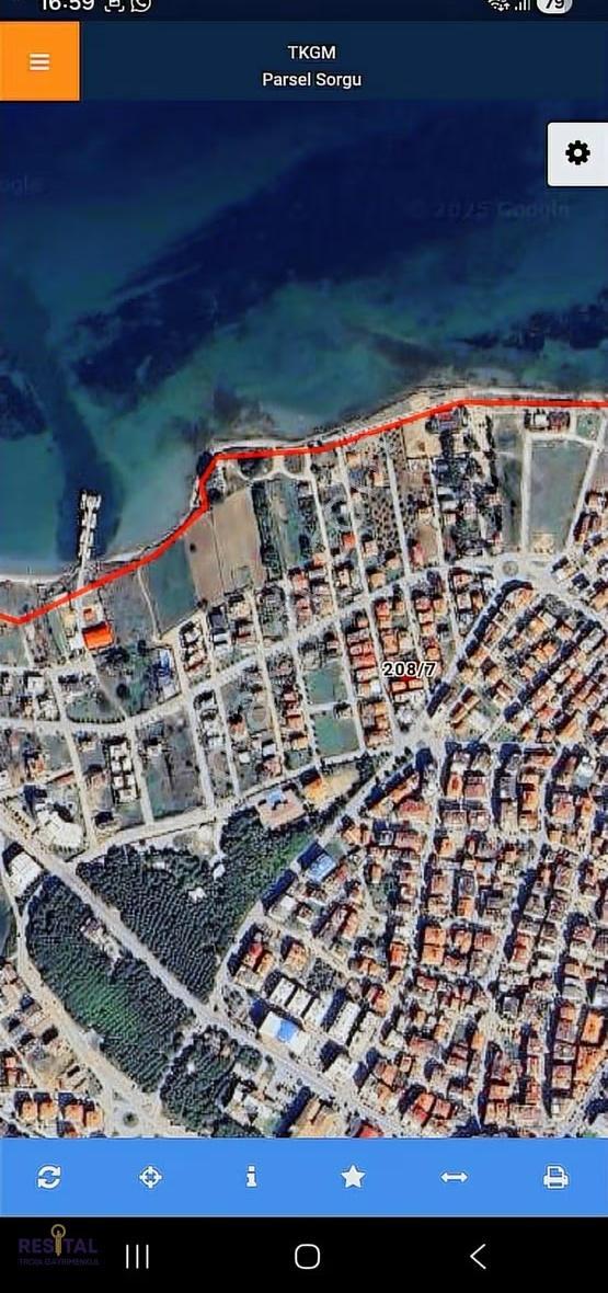 Kepez'de,denize 100 M,müstakil Tapulu, 305 M2, Villa Arsası - Görsel 5