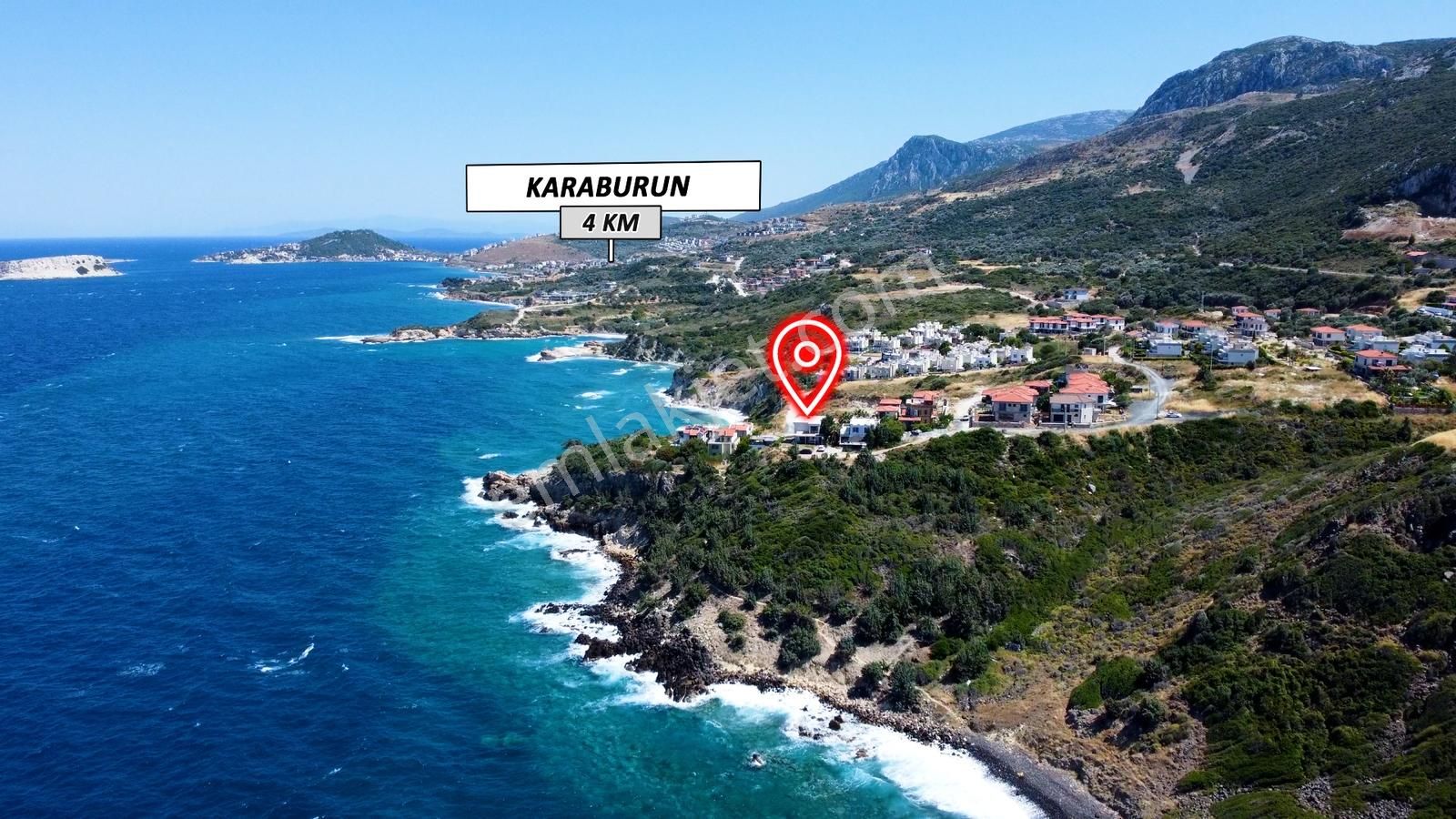 Karaburun Bozköy'de Full Deniz Manzaralı Satılık Dublex Villa - Görsel 20