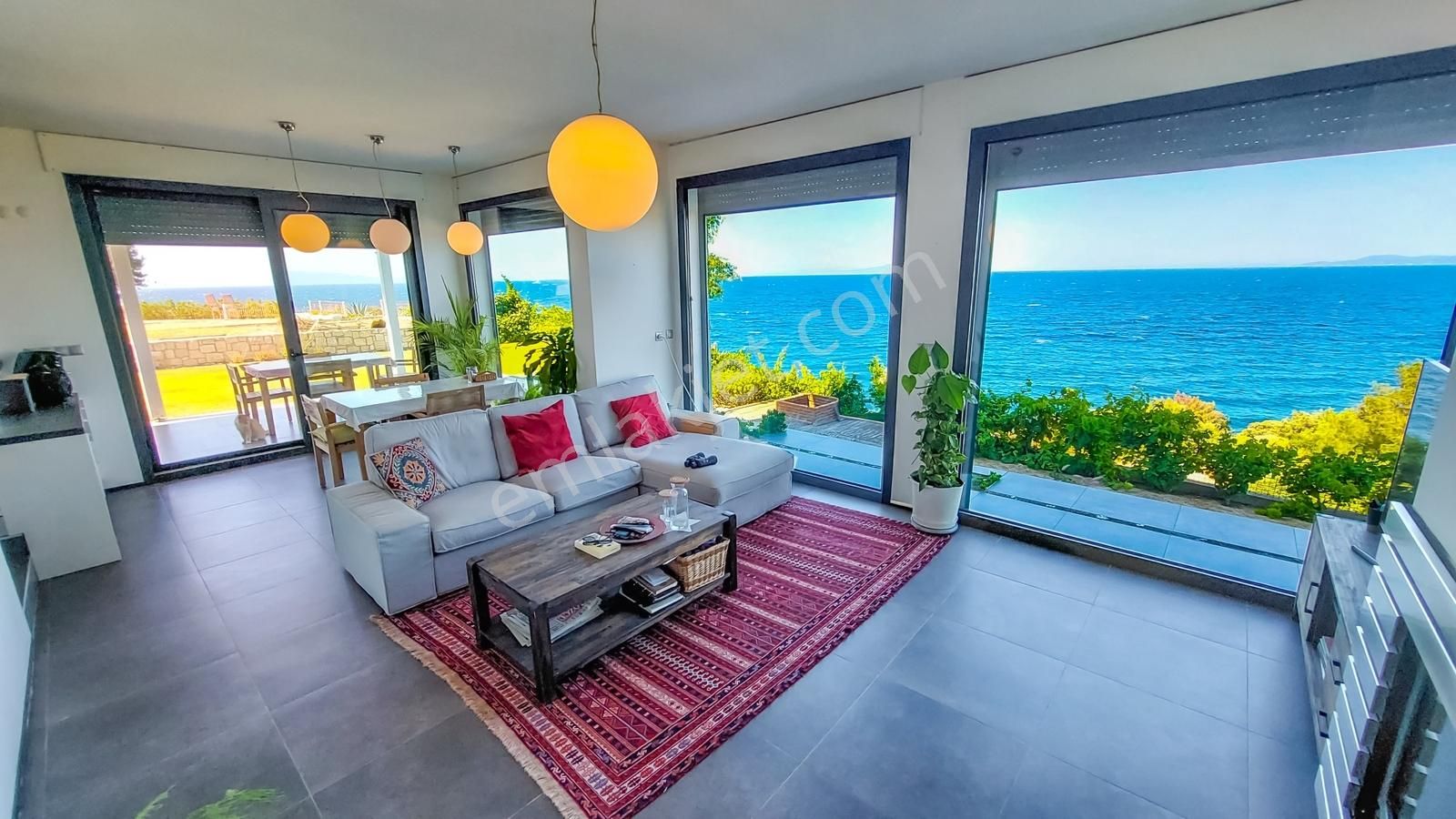 Karaburun Bozköy'de Full Deniz Manzaralı Satılık Dublex Villa - Görsel 29
