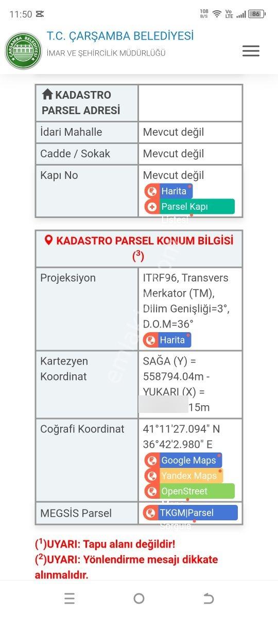Acil Satılık Arsa Görgülü Emlaktan 537 M²