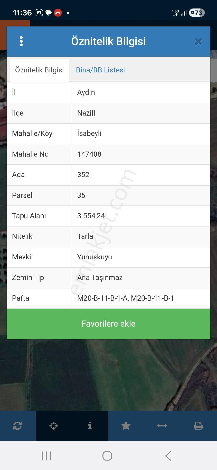 Aydın Nazilli Yöntem Emlaktan İsabeyli Mahallesinde Bamboo Avm'nin Alt Tarafında Satılık Tarla - Görsel 3