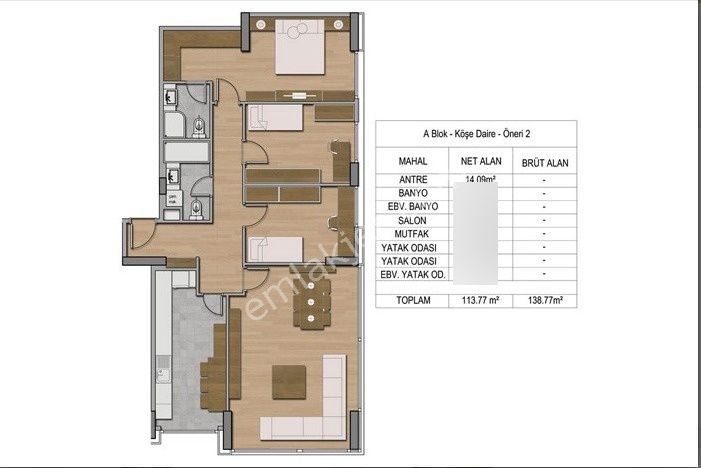 Home Gayrimenkulden Asıa Park Yakacık'ta , Deniz Manzaralı 3+1 - Görsel 6