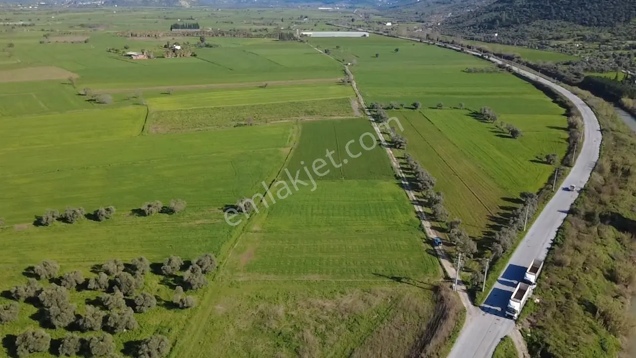 Milas Yakaköy De 14 000 M² Yola Sıfır İmar Sınırında Tarla