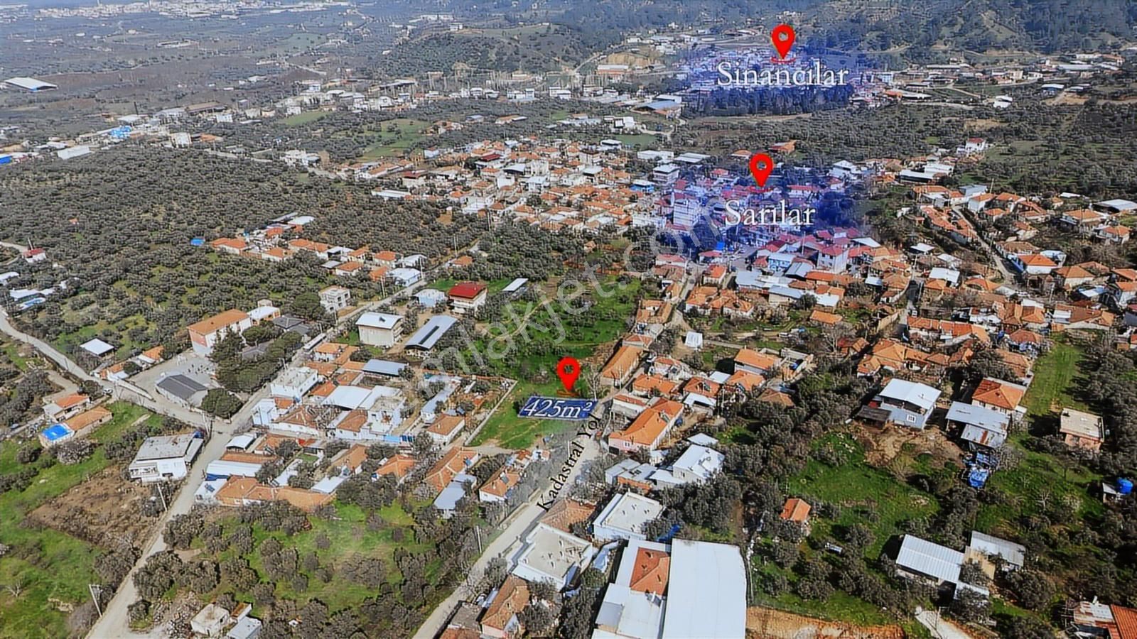 Kemalpaşa Sarılar Köyiçi 425 M² Tapulu Yolu Mevcut Bahçe - Görsel 2