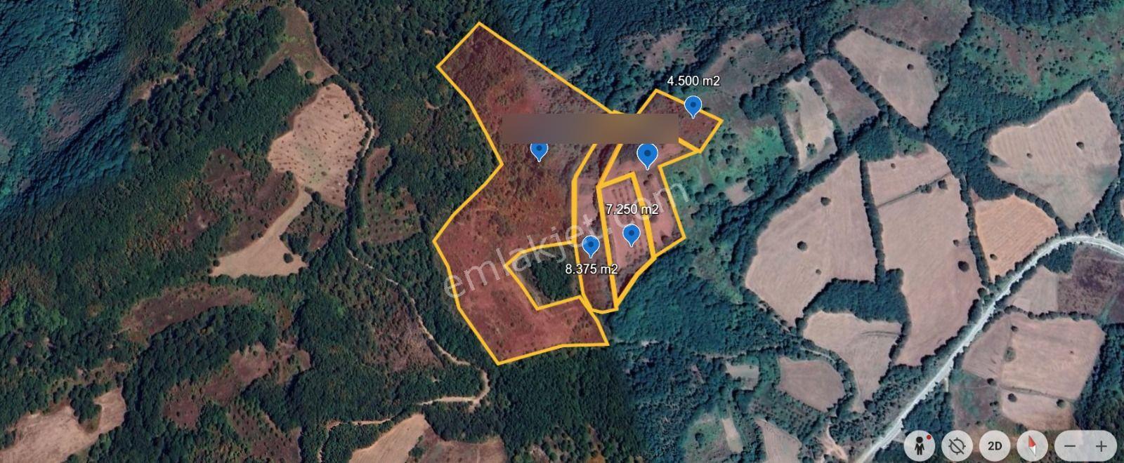 Çanakkale Yenice Taban Köyün'de Satılık 85.250 M² Tarla - Görsel 7