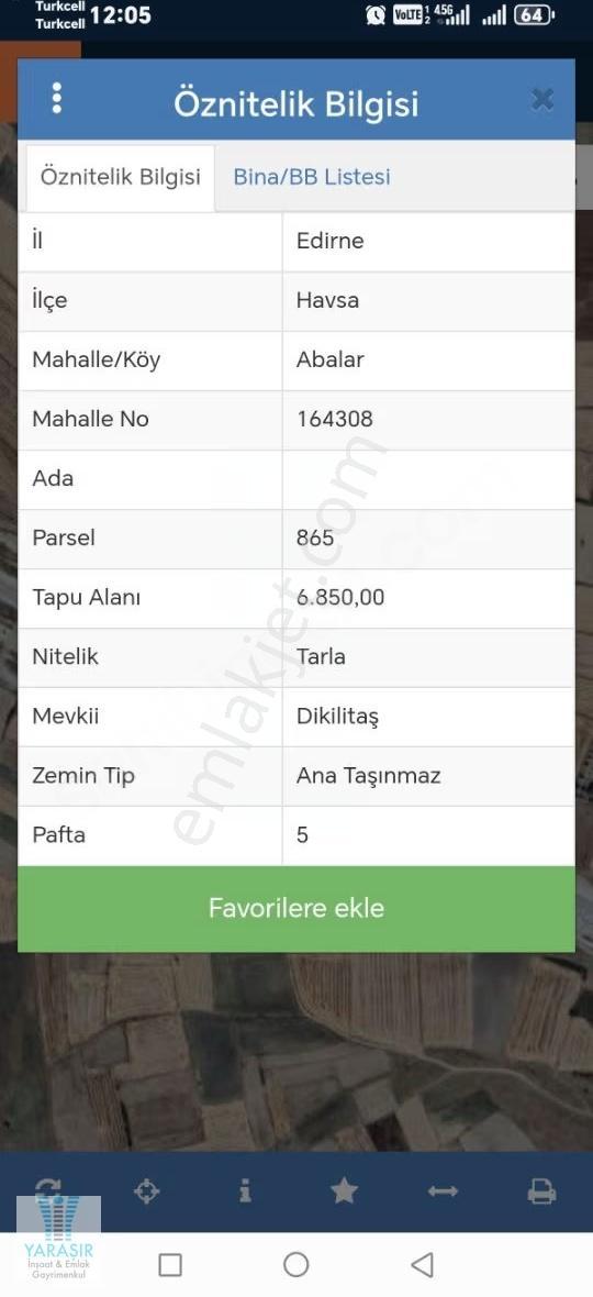 Hızlı Tren Sınırı 6850m² Havza Abalar Köy Dibi Fırsat Arazi - Görsel 4