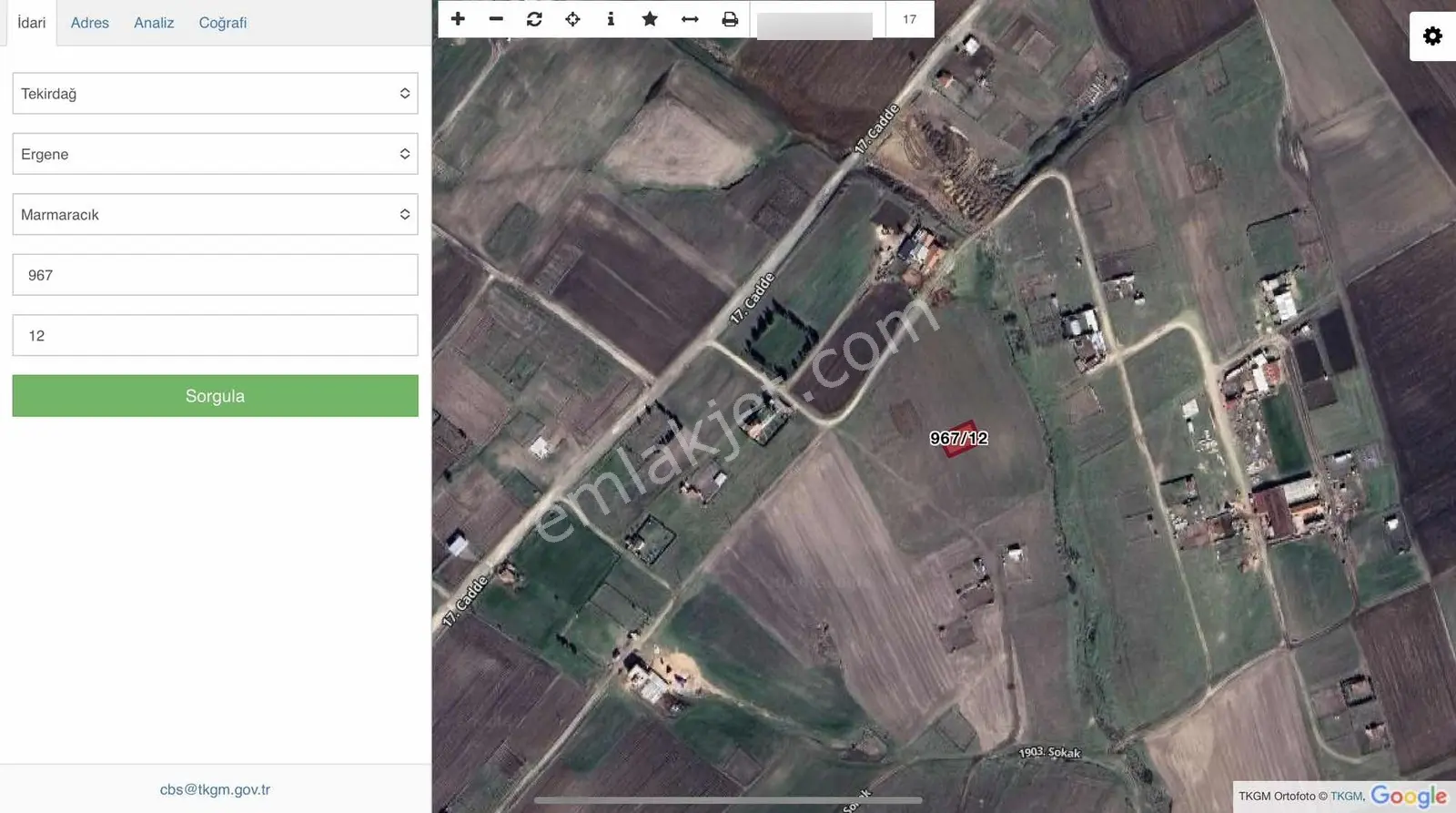 Tekirdağ Ergene Marmaracık 400 M2 Konut İmarlı Arsa - Görsel 4