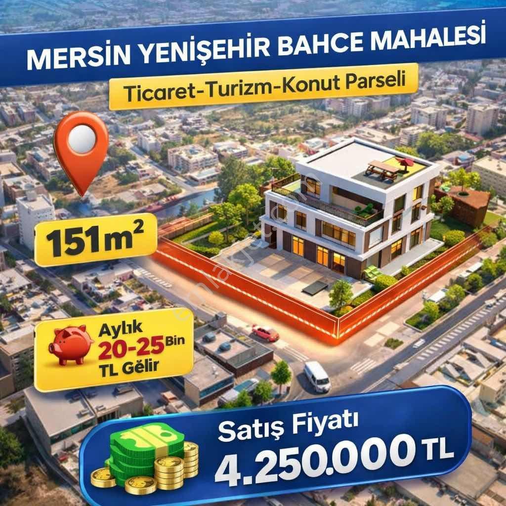 Yenişehir Bahçe Mahallesinde Ticari Turizm Konut Parseli - Görsel 2