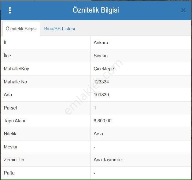 Sincan Çiçektepe Mahallesi Hisseli Satılık Arsa - Görsel 2