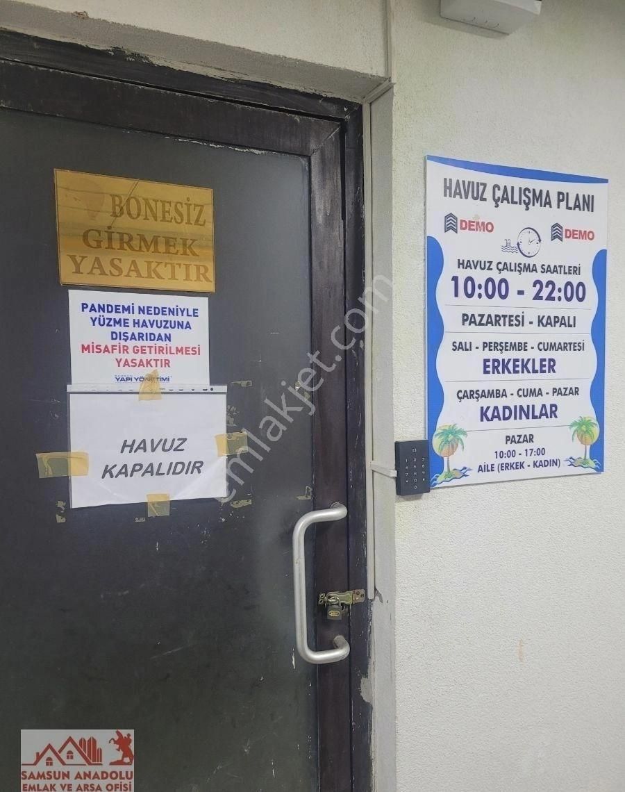 Samsun Canik Demo Towers Sitesinde Manzaralı Satılık 3+1 Daire - Görsel 22