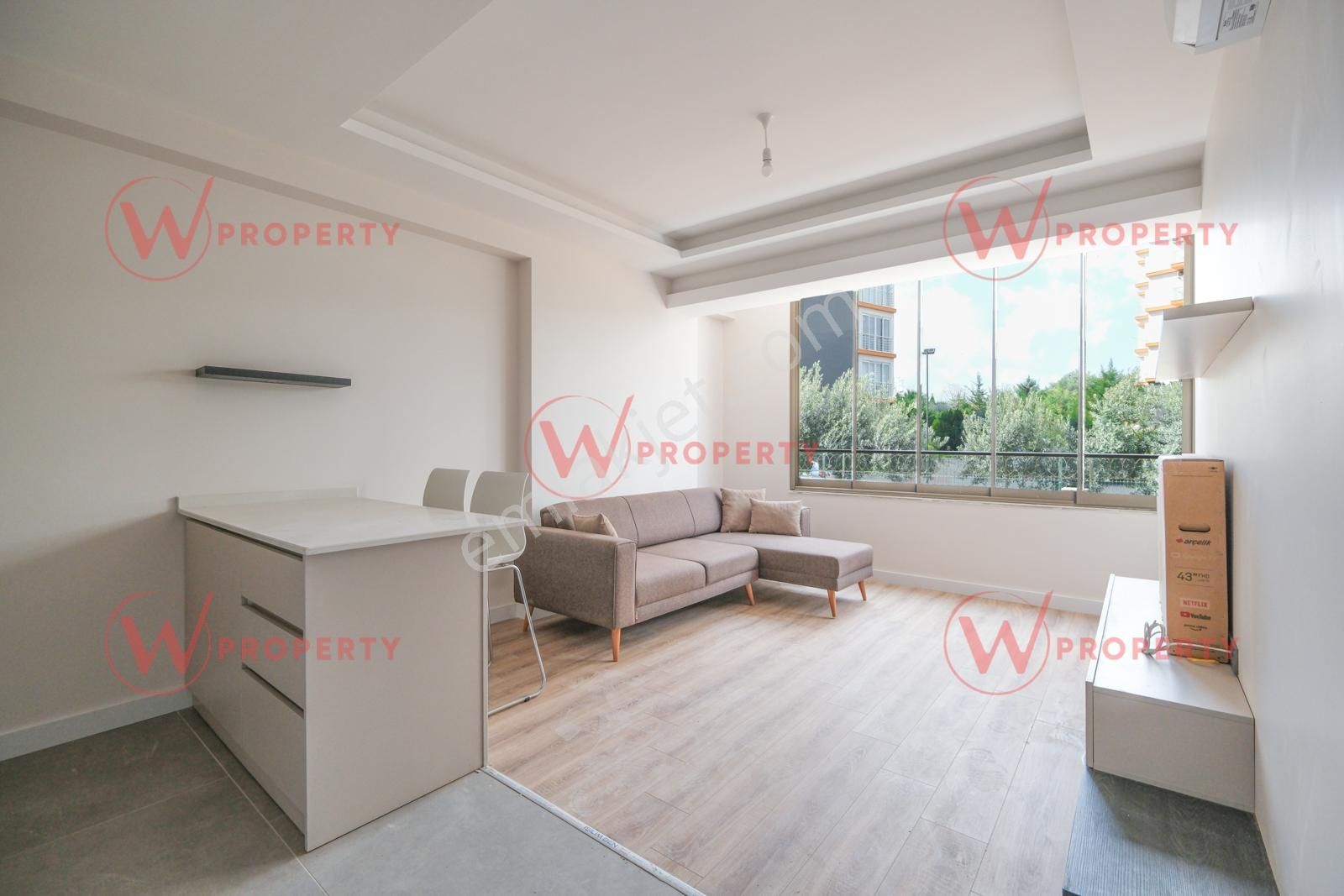 W Property Çiftlikköy'de Sıfır Projede Full Eşyalı Modern 1+1 - Görsel 2