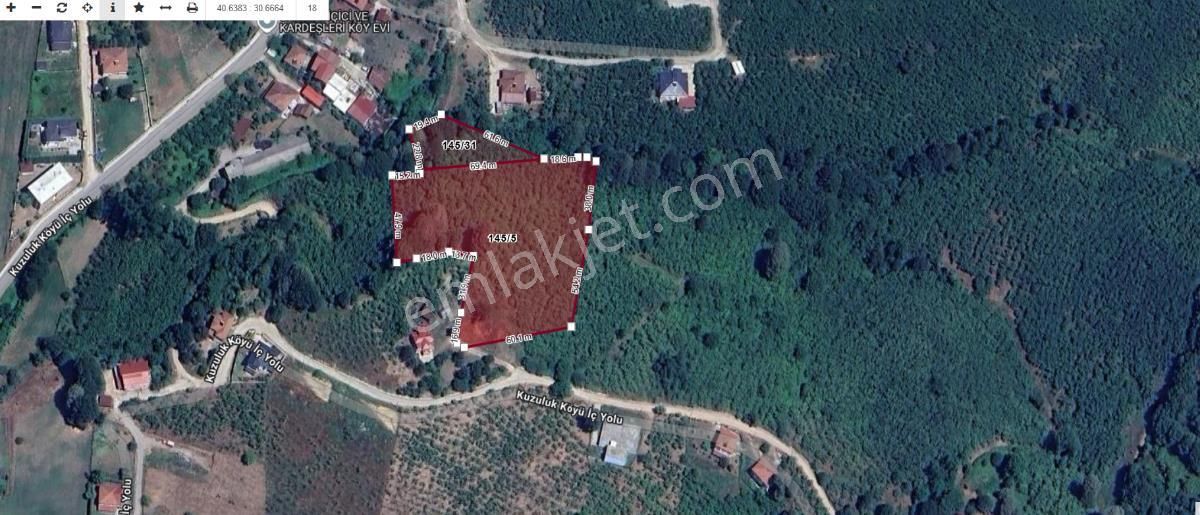 Sakarya Kuzuluk Orta Mahallede 9482 M2 Arazi - Görsel 8