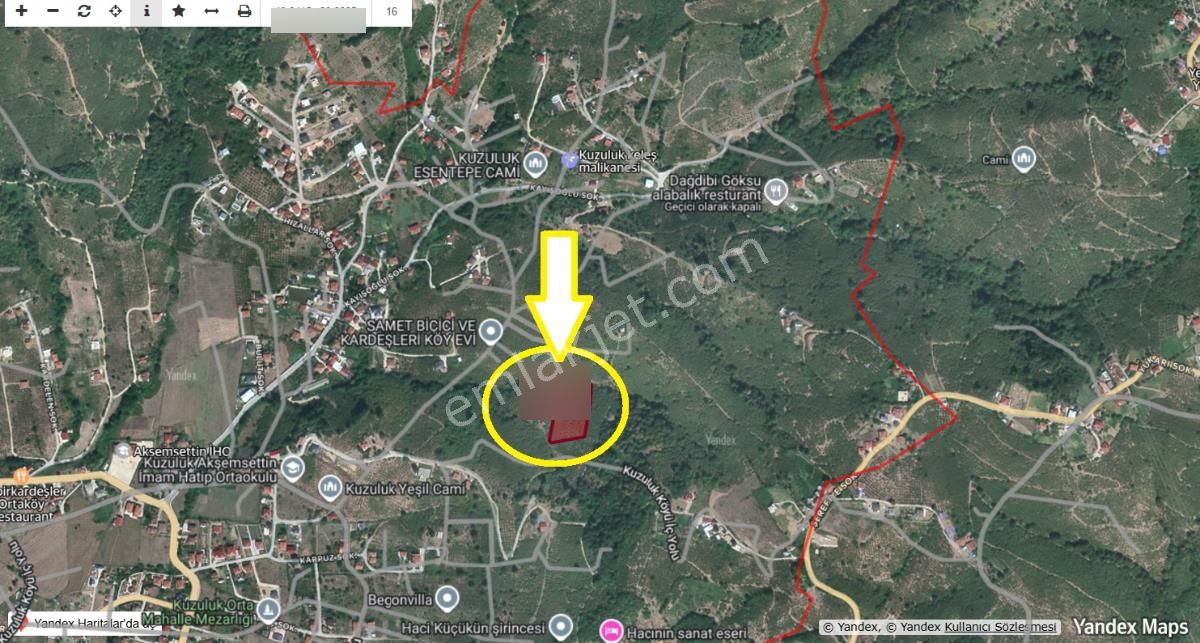 Sakarya Kuzuluk Orta Mahallede 9482 M2 Arazi - Görsel 3