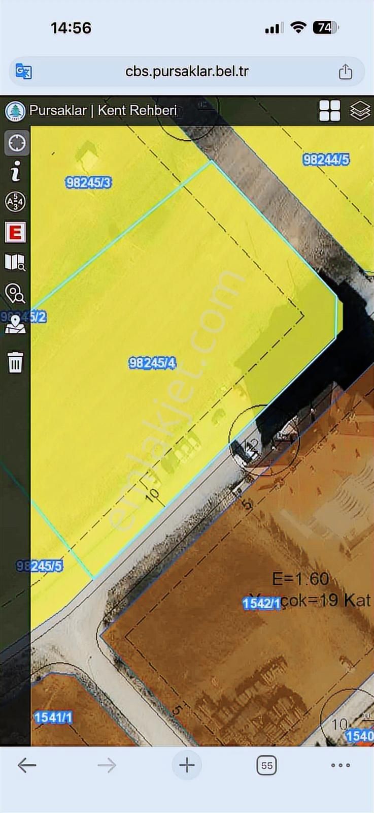 80 M2 Hisse İmarlı Çok Katlı Site Arsası - Görsel 5